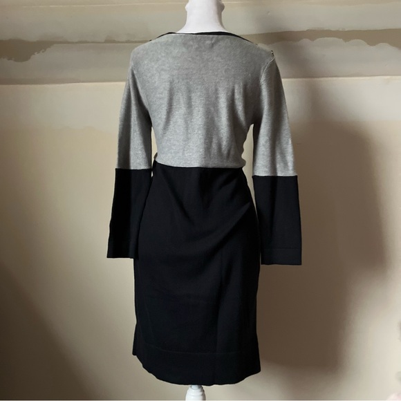Rag & Bone Quarter Sleeve Colorblock Cotton / Cashmere Sweater Dress size Small - Picture 7 of 11